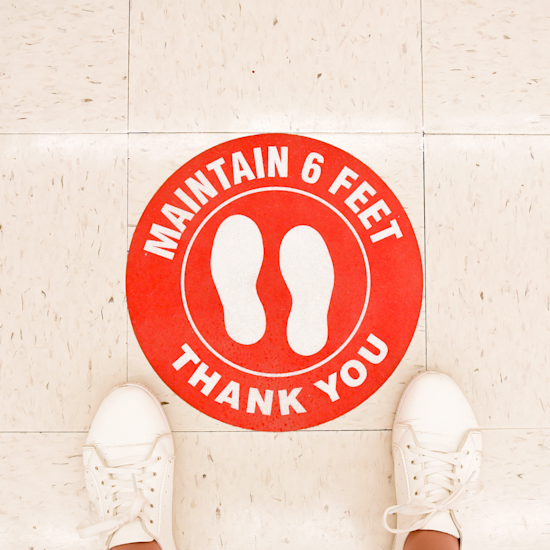 Floor Stickers – Social Distancing