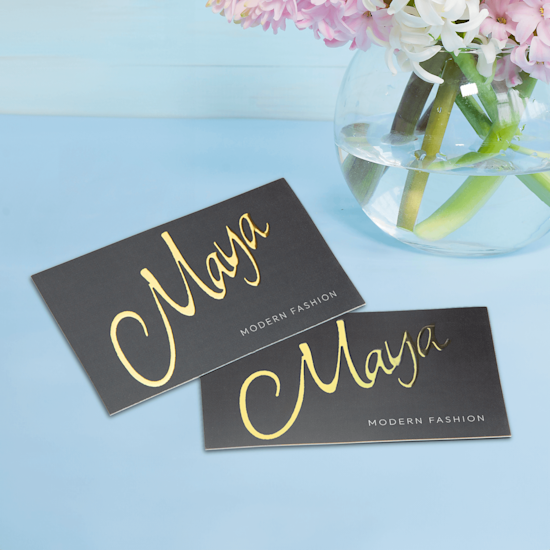 Raised Foil Visiting Cards