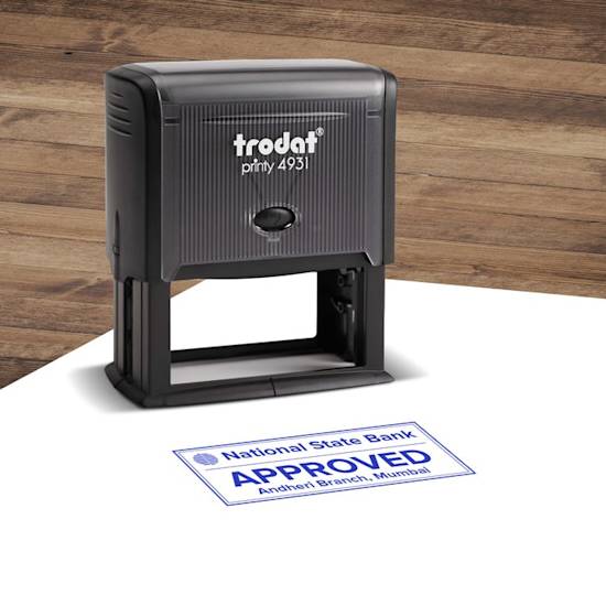 Self-Inking Stamps - 70 mm × 30 mm