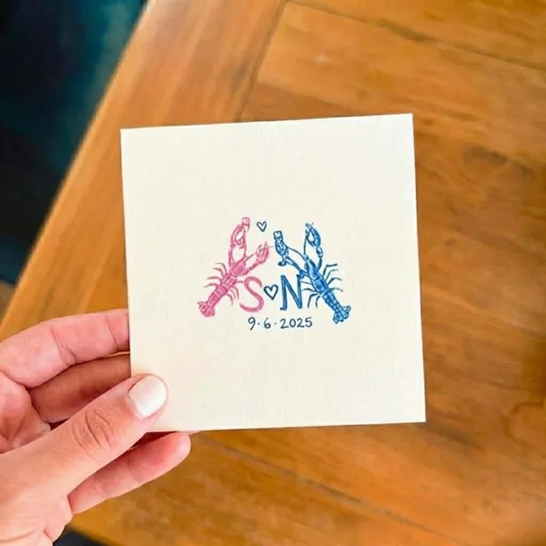 Custom stamp printed by FOG